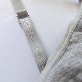 La Perla Studio 2 Everyday Loungewear Gray Triangle Bra - Size 34C - Modal Soft