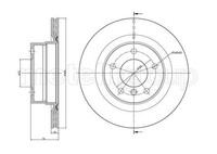 2X Metelli Bremsscheibe 23-1014C FüR Bmw