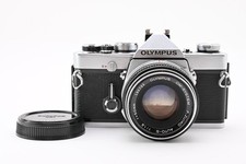  EXC 5 Olympus OM-1 Film Camera w/50mm f1.8 Lens Works Fast Ship JAPAN 3032628