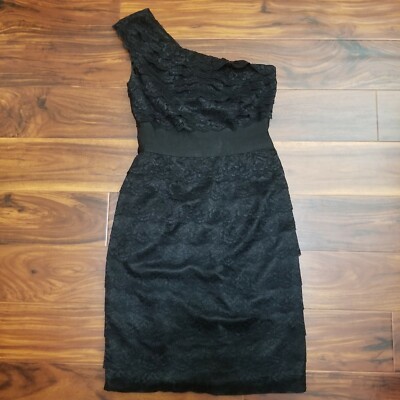 Jessica Simpson Women's One Shoulder Black Lace Dress Size 2 | eBay Jessica Simpson Women's One Shoulder Black Lace Dress Size 2 | eBay