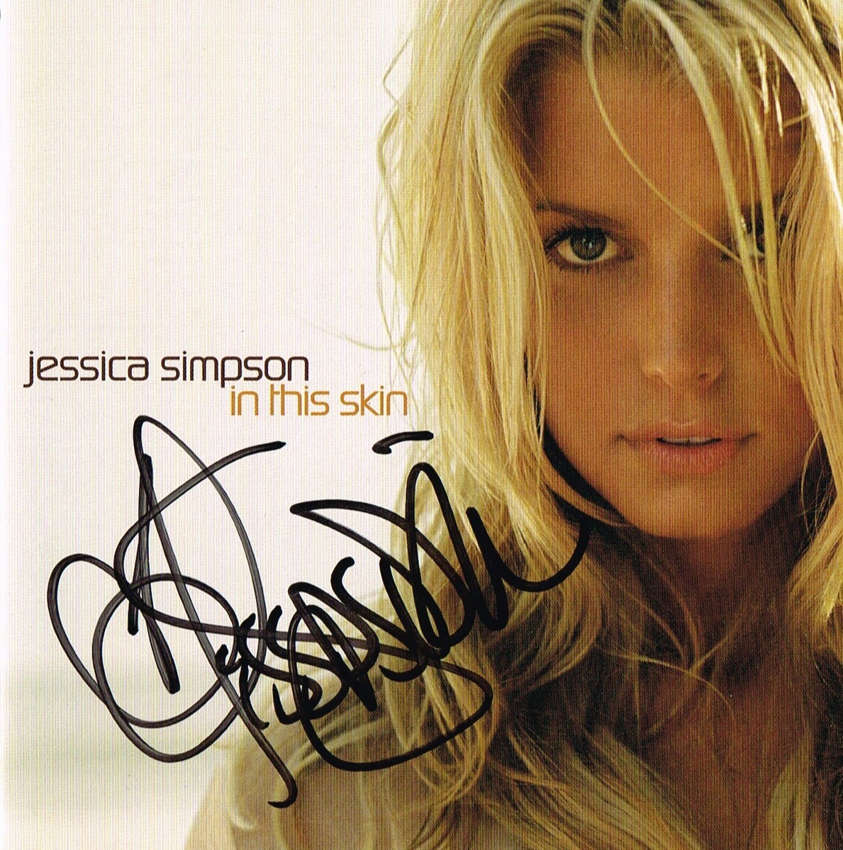 Jessica Simpson SIGNED CD In This Skin COA | eBay