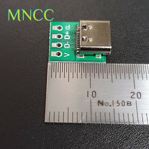Type C USB 2.0 16 Pin to 4 Pin DIP PCB Breakout Board 5V Power Supply Module - Picture 6 of 9