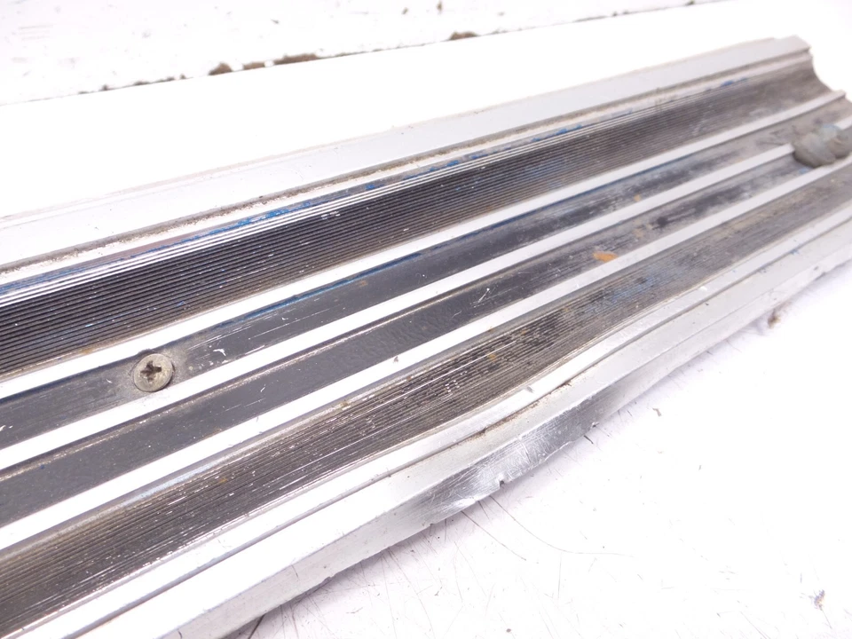 Dented 68-77 Chevrolet C3 Corvette Door Sill Plates Plate Original GM Pair - Image 3 of 4