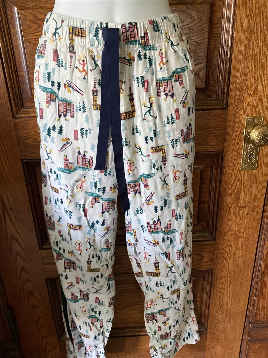 AERIE Flannel Bottoms Drawstring Joggers, Sleep Lounge PJ Pajama