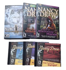 Nancy Drew PC Games Lot 6 Adventure Mystery Games Windows 95/98/ME/2000/XP