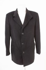 Cappotto corto uomo Tom Rusborg taglia 46 lana cashmere cashmere nero