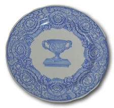 Spode Blue & White Porcelain Regency Collection Scalloped Edge Serving Plate