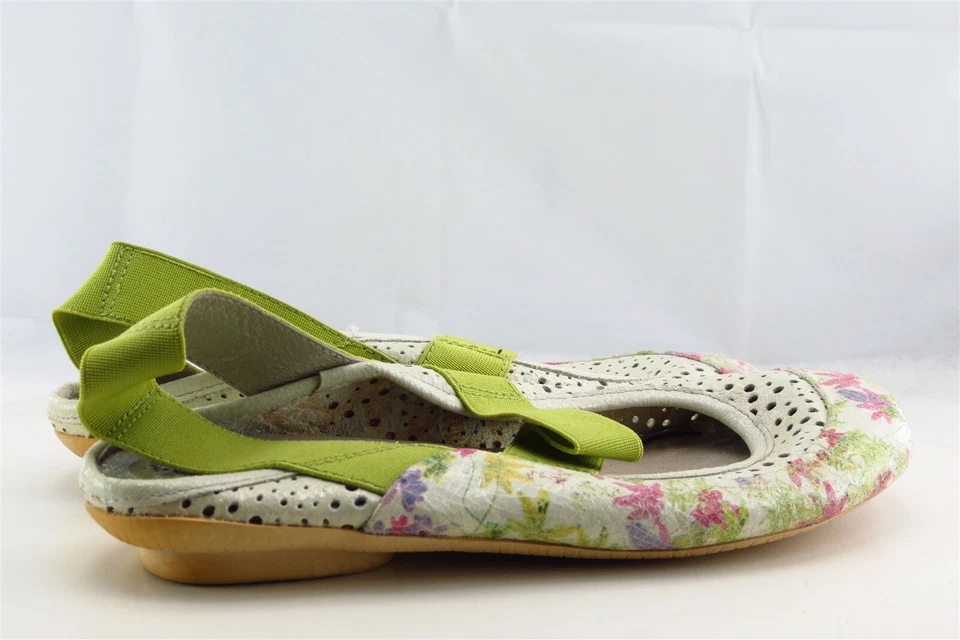 Hispanitas Talla 36 M Verde Punta Redonda Mary Jane Cuero Mujer Foto 4 de 4