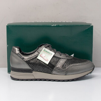 SINGLE RIGHT SHOE - Mephisto Trecy Dark Grey Pearl Womens 10 US Amputee Sneakers
