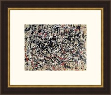 Jackson Pollock Untitled Newly Custom Gallery Framed