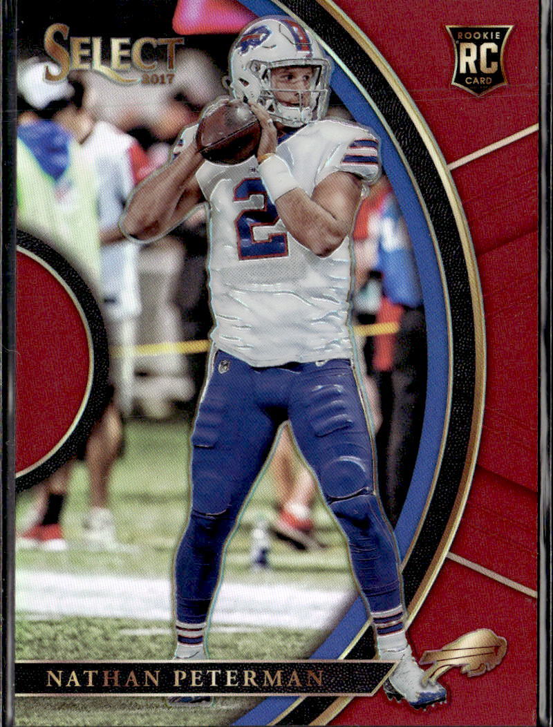 2017 Panini Select Maroon /99 Nathan Peterman Bills #43