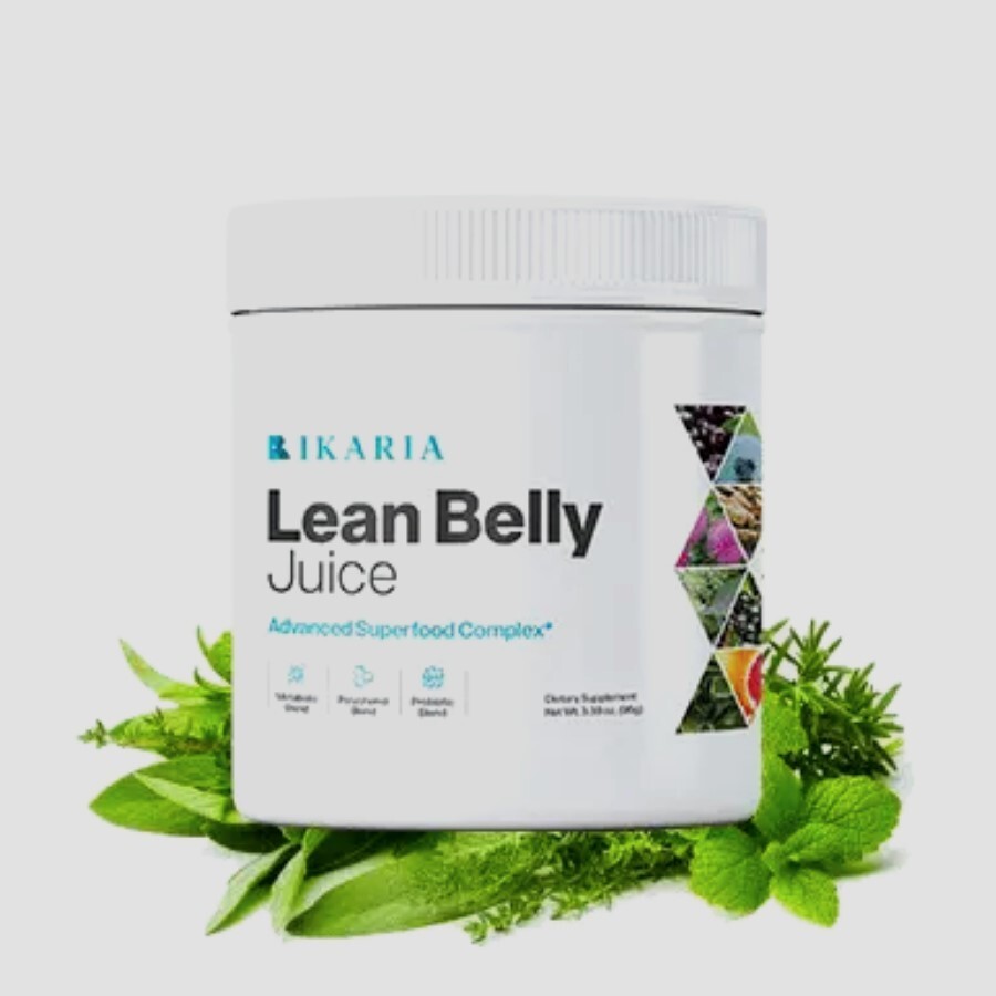 AUTHENTIC Lean Belly Juice IKARIA Superfood Loss Fat Burn Detox