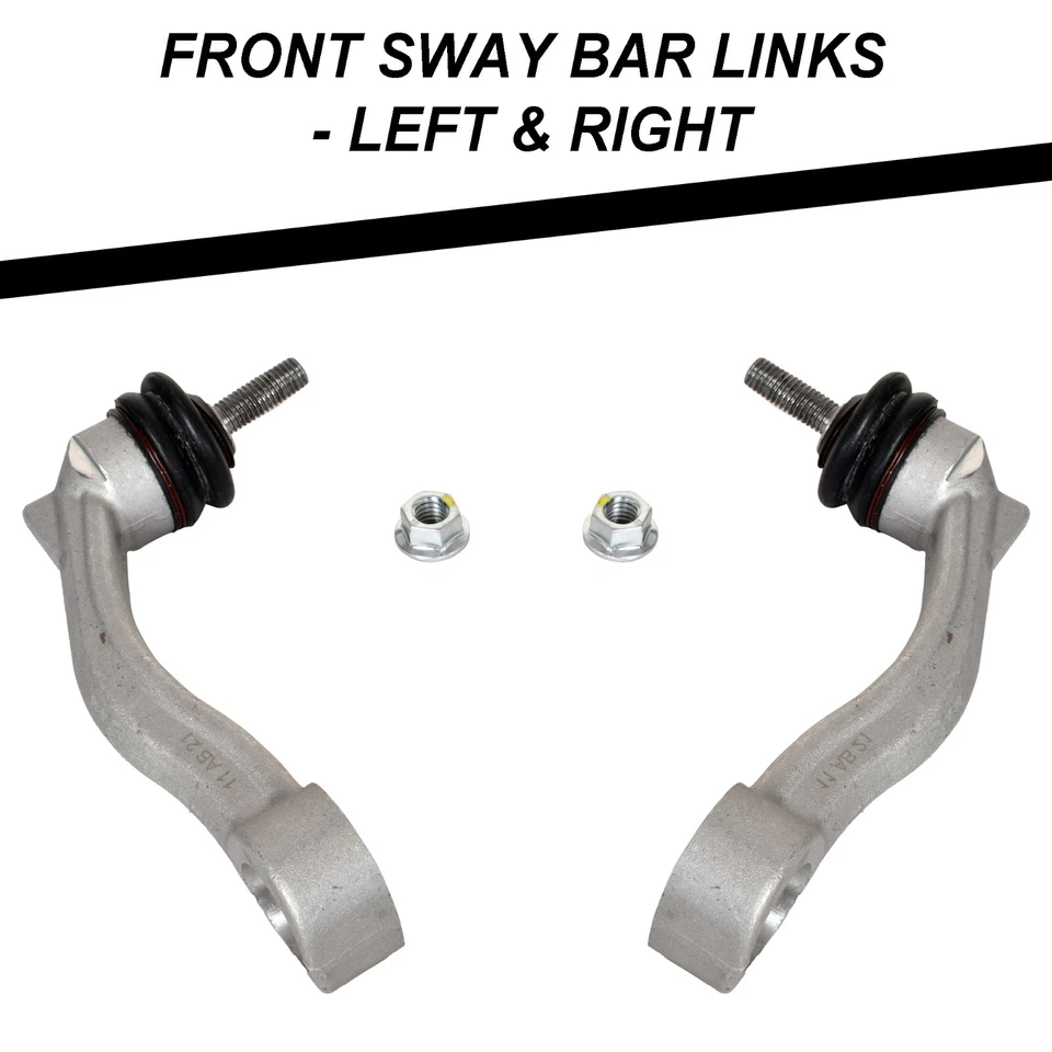 Front Control Arm, Ball Joint, Sway Bar Link & Tie Rod Kit 10p FOR JAGUAR XK XKR - Image 4 of 4