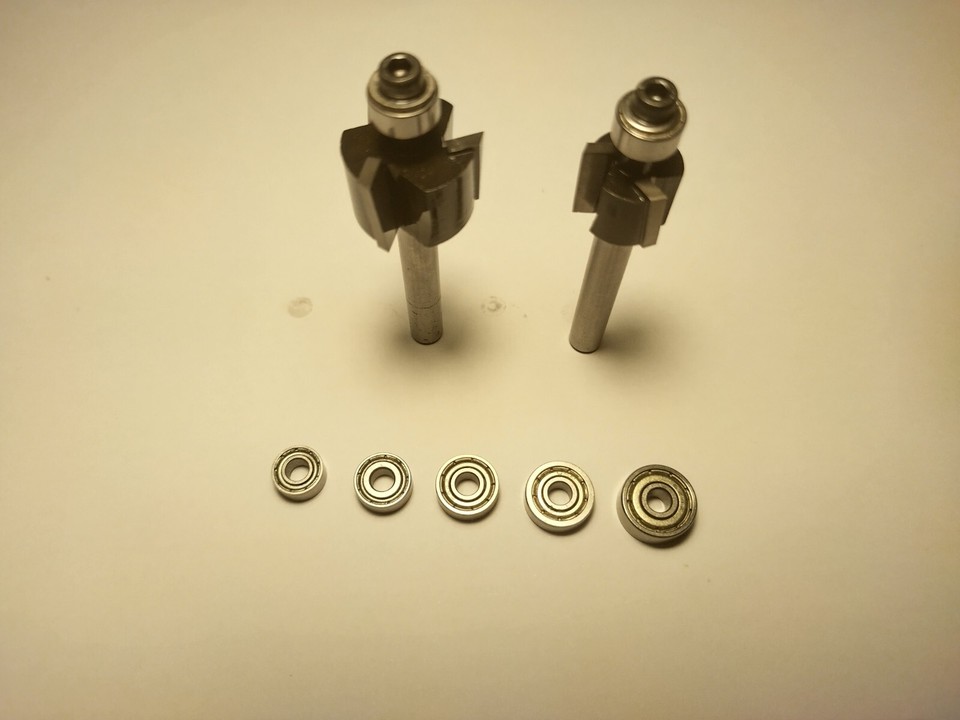 Guitar Binding Channel Guided Router Bit Set No1 1-3mm | eBay UK