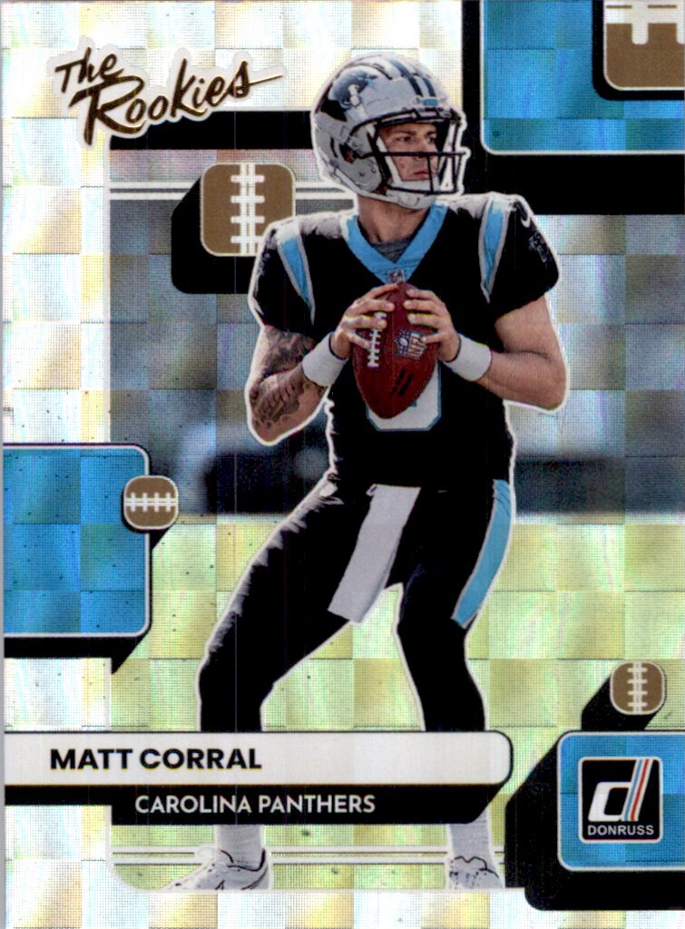 2022 Donruss The Rookies MATT CORRAL Carolina Panthers #TR-2