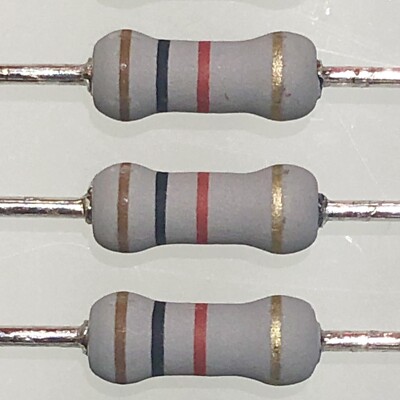 [5x] WELWYN 1k  1W 5% High Load Resistor axial