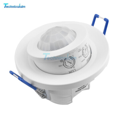 AC220-240V PIR Motion Sensor Detection Embedded Rotary Sensor 360° Motion Sensor