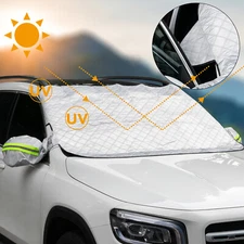 USA Car Windshield Cover Winter Snow Protector Ice Rain Frost Guard Sun Shade!