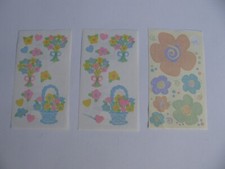Lot of 3 Frances Meyer FLOWERS Stickers