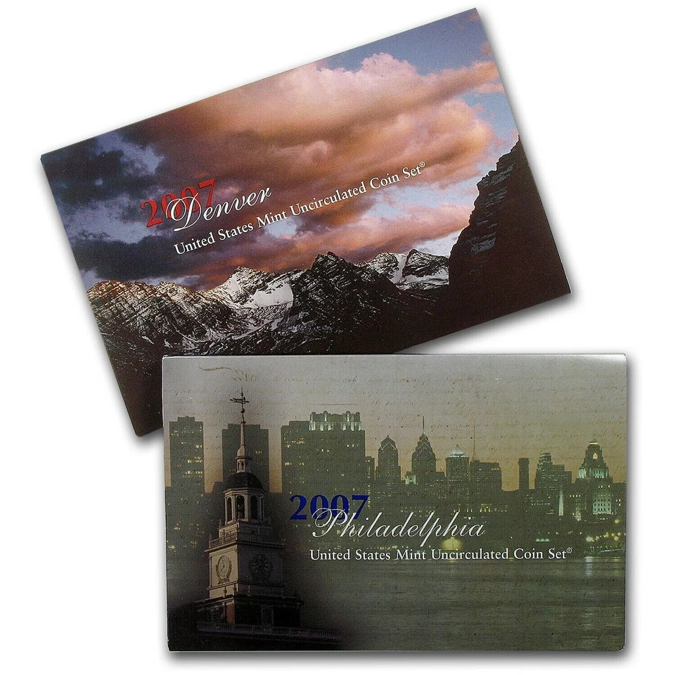 2007 P&D Mint Set Brilliant Uncirculated US with COAs (28 Coin Set) - Image 2 of 4