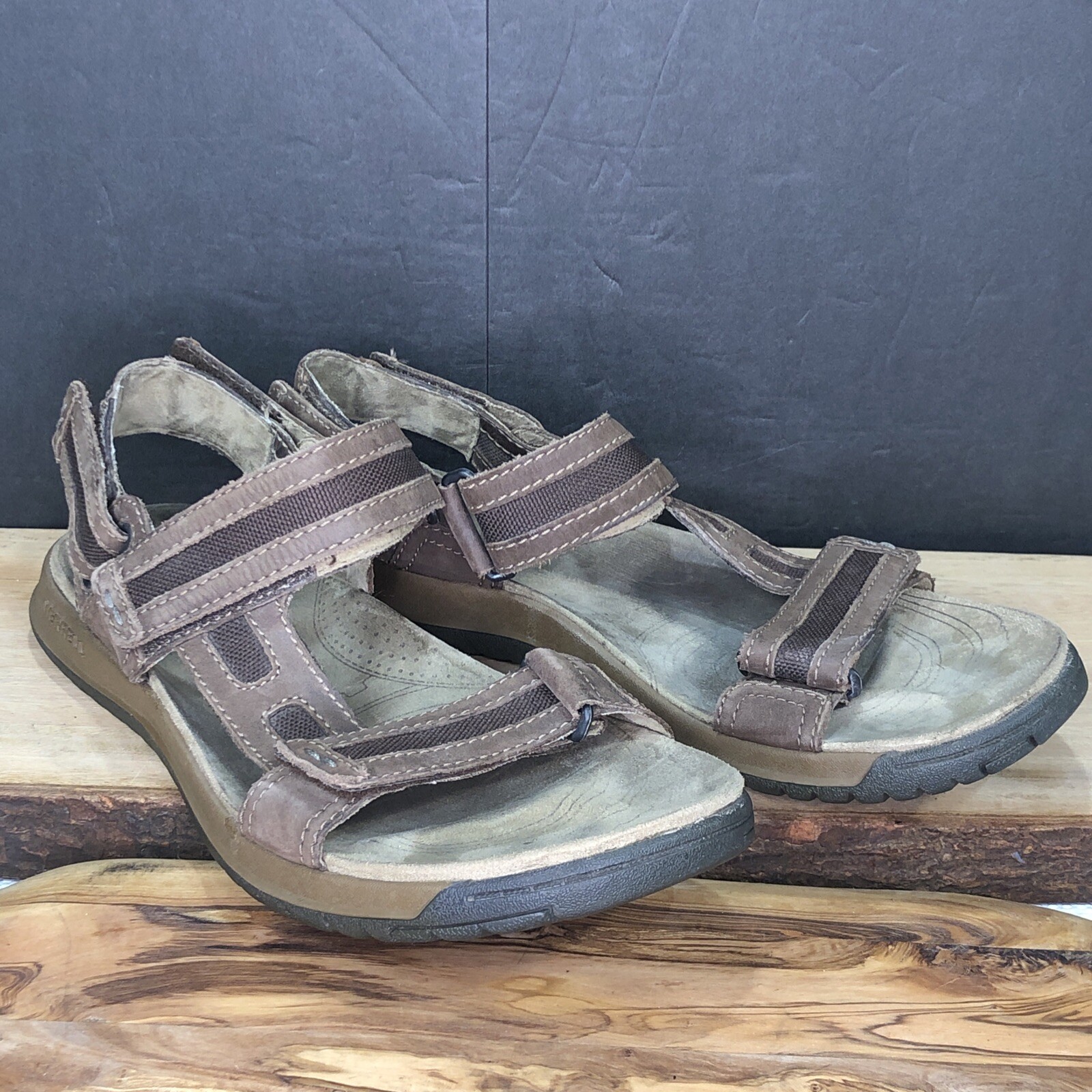Merrell Sandali Uomo 10 Viaggiatore Inclinazione Convertibile Slingback Pelle Marrone J62217