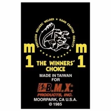 1985 M1 Mongoose seatmast decal