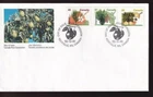 Canada FDC 1992 sc#1364-1368-1372 Fruit Tree definitives combo 49-67-86¢