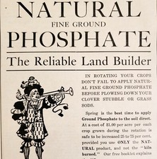 M.A. Evans Natural Phosphate Powder 1910 Advertisement Massachusetts ADBN1eee