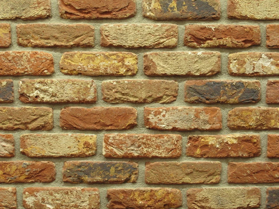 Retro-Handform-Klinker-Riemchen WDF Helgoland Antik rotbraun Backstein-Riemchen - Bild 2 von 3