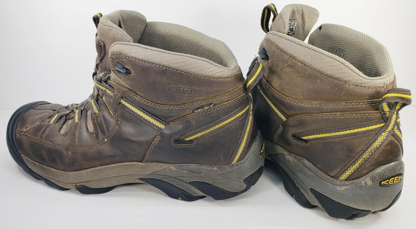 KEEN Uomo Targhee II Mid Stivali Impermeabili Pelle Scarpe da Escursionismo Taglia 11 5M 1002375