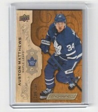 2018-19 Upper Deck Engrained Base Card Auston Matthews Toronto Maple Leafs /299