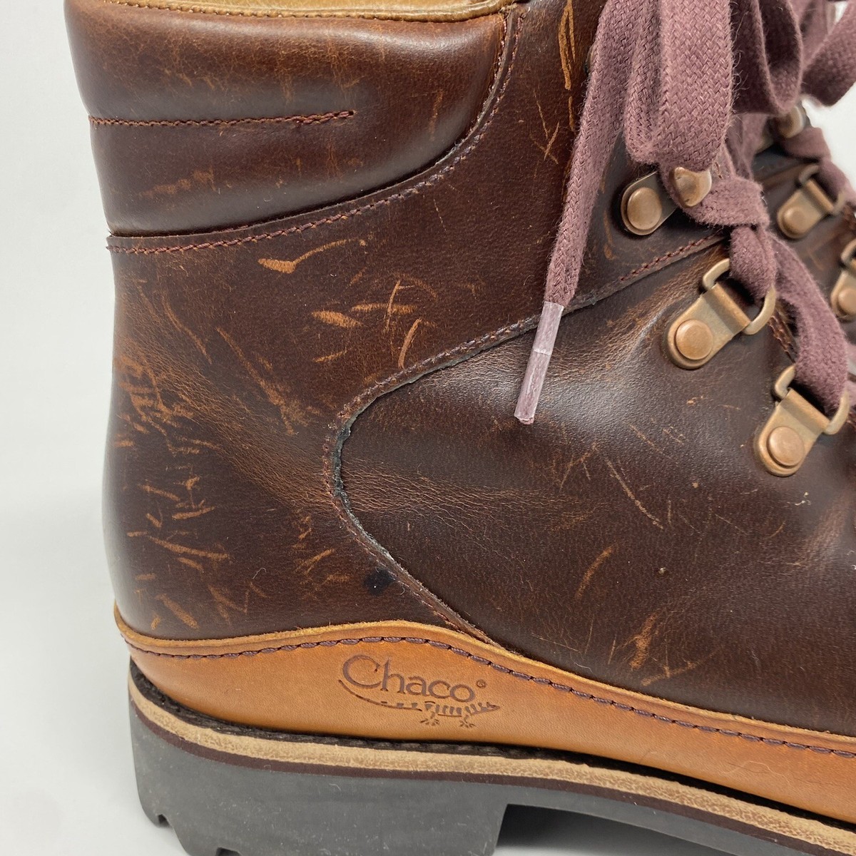 Chaco Womens Fields Leather Waterproof Lace Up Boots 