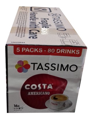 80 TASSIMO COSTA AMERICANO COFFEE 
