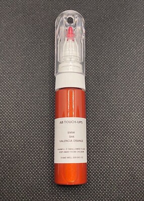 BMW B44 VALENCIA ORANGE PAINT TOUCH UP PEN/BRUSH FOR SCRATCH CHIP ...