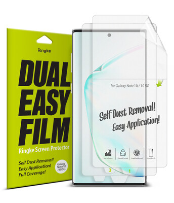Galaxy Note 10, Note 10 Plus Screen Protector Ringke [Dual Easy Full Cover] Film