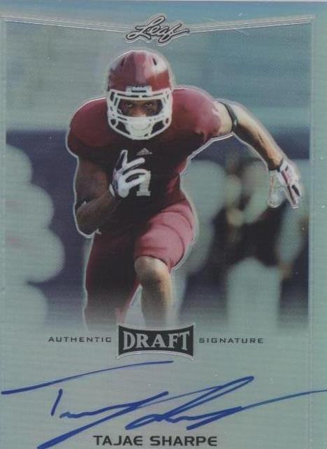 2016 Leaf Metal Draft Tajae Sharpe #BA-TS1 - 1 of 2