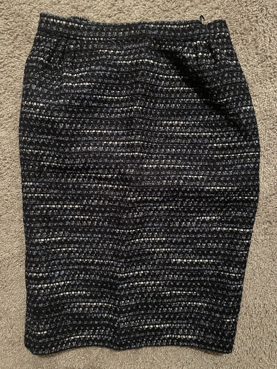 Jupe Tweed Moschino Cheap And Chic Taille 8 - Coupe A, Longueur Genoux, Occasion Très Bon état