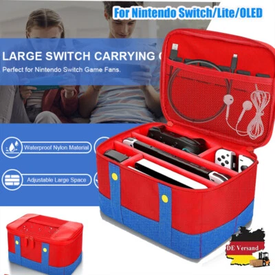 MARKENLOS Tasche für Nintendo Switch / Switch OLED Tasche Hülle Hardcase Case Schutztasche