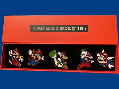 Nintendo Super Mario 35th Anniversary Pin Set #1 rewards