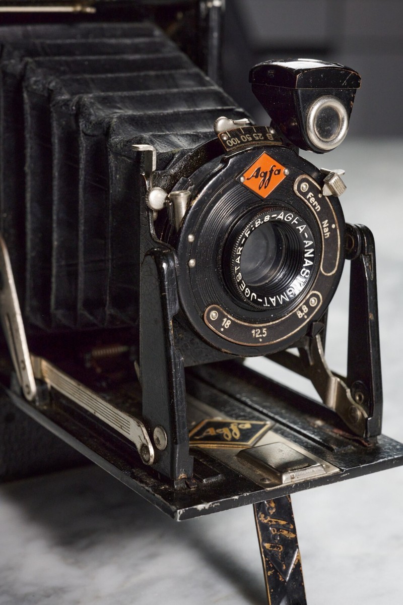 Appareil Photo à Soufflet Agfa Anastigmat Jgestar F:8.8 – Vintage – Occasion