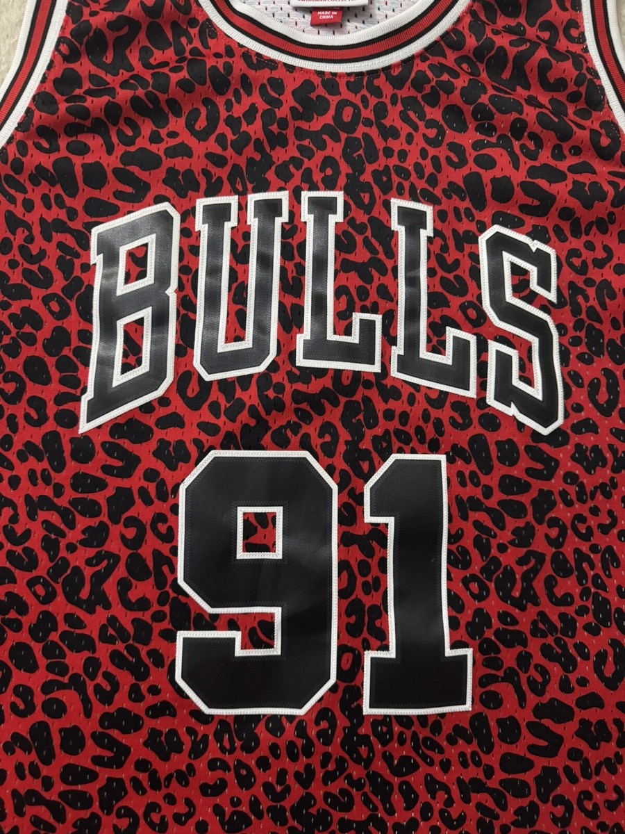 BULLS RODMAN 91 ジャージ S/XXL 2点 Chicago Bulls Rodman #91 Men's Mitchell &Ness HWC Jersey EUC