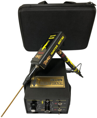 Britbe Tesoro Hunter Metal Detector Professional Geolocator for Treasures