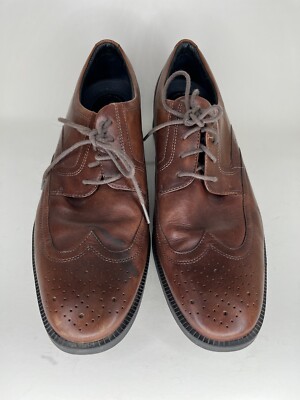 Rockport Wing Tip Mens Dress Shoe Size 11.5 Brown Leather Lace Up Comfort Men main image 3