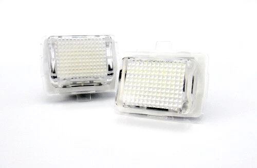 2x White LED License Plate Light For Mercedes W204 W212 W221 W222 C207 C117 R231 - Image 4 of 4
