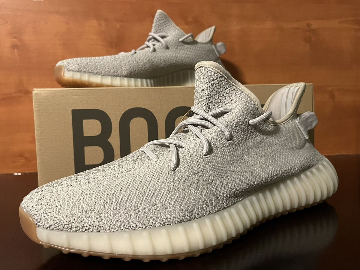adidas Yeezy Boost 350 v2 'Sesame' Gray Brown Shoes Mens adidas Yeezy Boost 350 v2 'Sesame' Gray Brown Shoes Mens