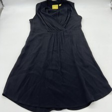 Anthropologie Maeve Women's Black Sleeveless V-Neck Dress w/ Pockets Size XS