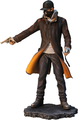 aiden pearce watch dogs pvc 25cm statue ubisoft