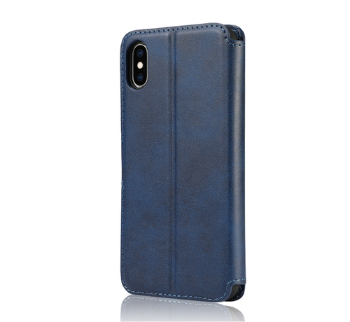 Blue Color 3 Card Slot Flip Wallet Phone Case fit For iPhone 15 PROMAX 14 & S23+ - Picture 3 of 11