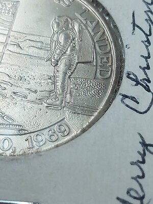 APOLLO 11 Medallion Space Crafts The Eagle Has Landed 1969 NASA