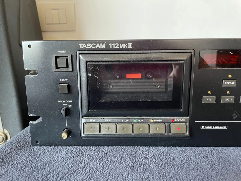 Tascam 112 MK2 + LA-112 XLR Expansion Card - (please read the description) - Imagen 2 de 4